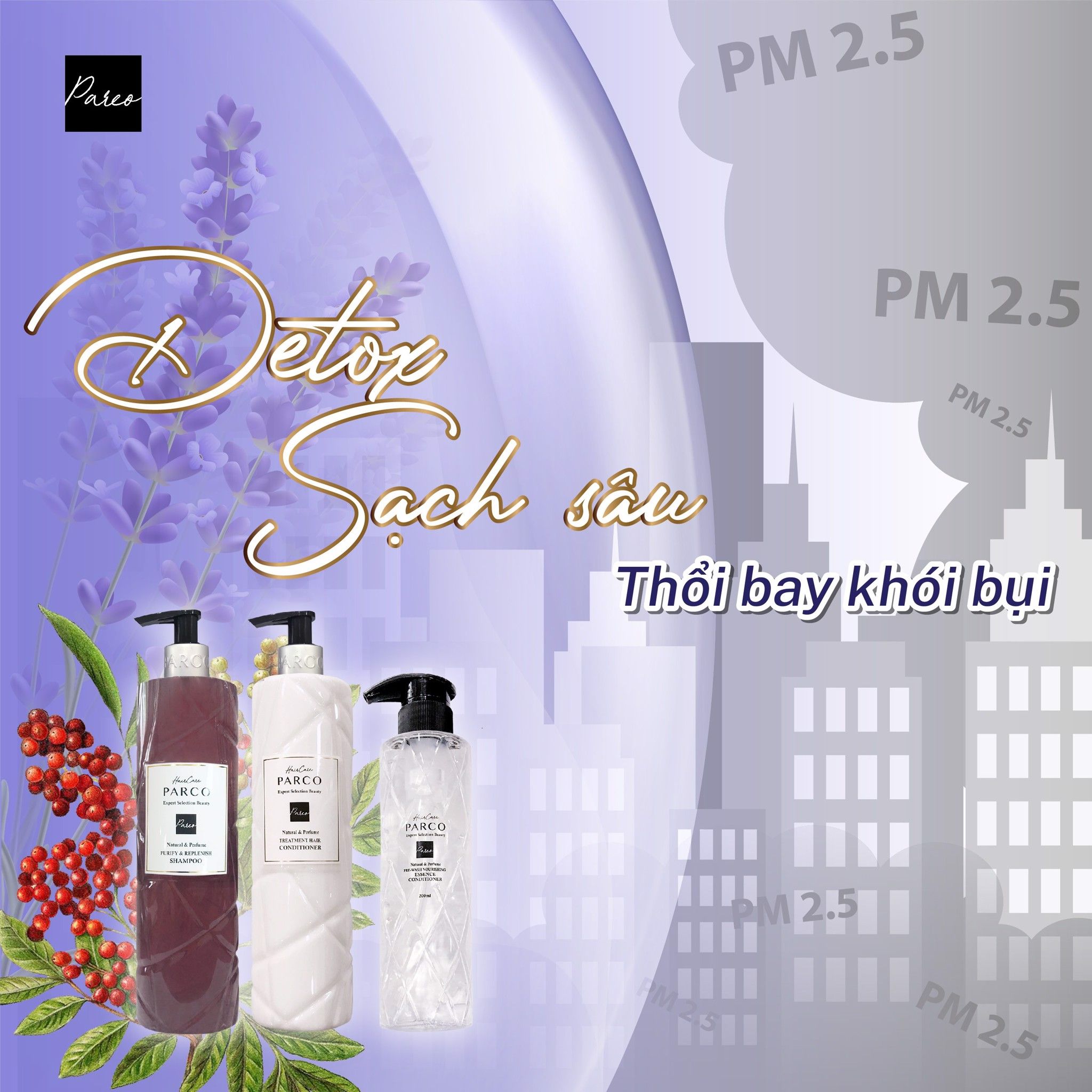 DẦU GỘI LÀM SẠCH SÂU (Purify & Replenish Shampoo)