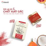  Xà phòng thảo mộc tái tạo da - gấc đất sét đỏ 