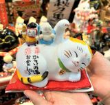  Tượng mèo thần tài Yakushigama (13x8x12cm) 