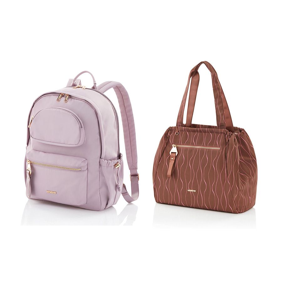Set A2: Balo laptop 14in Alizee Day + Túi tote Alizee Day size S