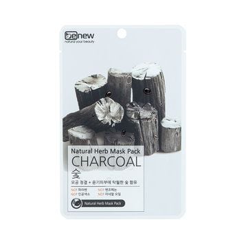 Mặt Nạ Dưỡng Da Chiết Xuất Than Hoạt Tính Benew Natural Herb Mask Pack Charcoal 22ml