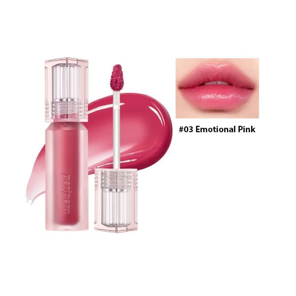 Son Tint Bóng Nhẹ Peripera Water Bare Tint 003 Emotional Pink