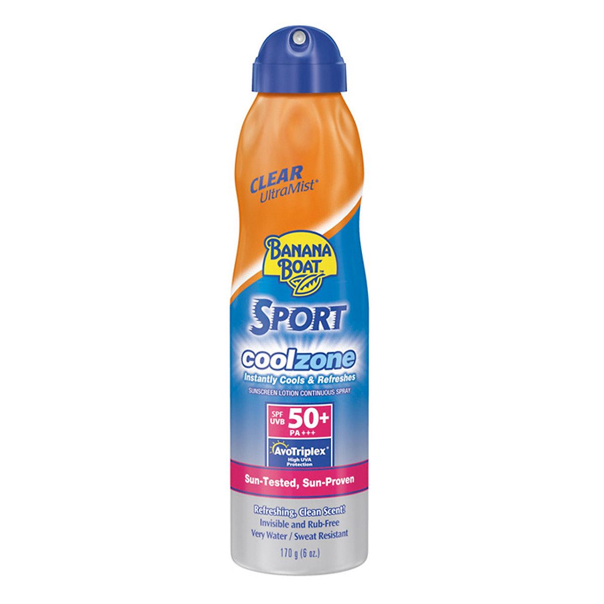 Xịt Chống Nắng Thể Thao Mát Lạnh Banana Boat Sport Coolzone Spf 50+ 170Gr