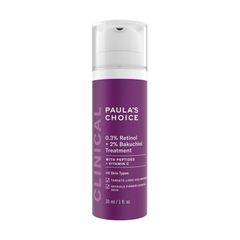  Tinh Chất Hỗ Trợ giảm Nếp Nhăn, Chống Lão Hóa Paula's Choice Clinical 0.3% Retinol + 2% Bakuchiol 30ml 