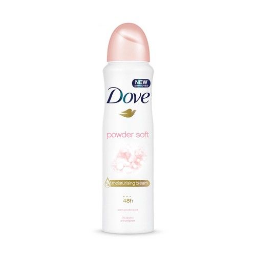 Xịt Khử Mùi Dove Dưỡng Da Sáng Mịn Hương Phấn Thơm 150Ml