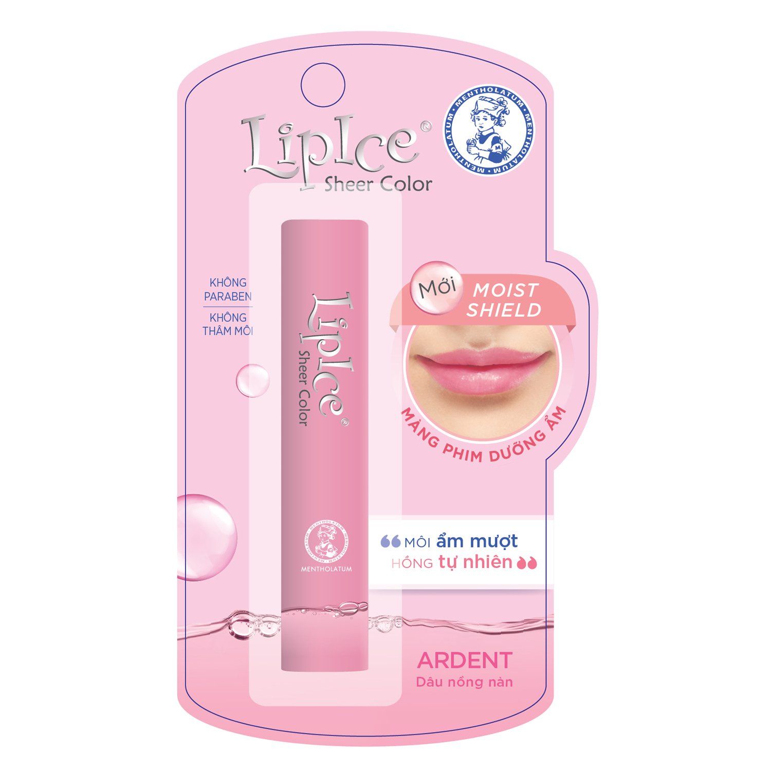 Son Dưỡng Có Màu Lipice Sheer Color Ardent - Hương Dâu Nồng Nàn 2.4G.