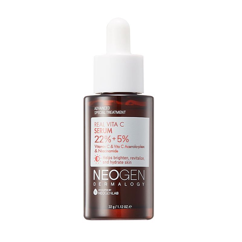 Serum Neogen Dermalogy Dưỡng Sáng Da, Mờ Thâm 32G Real Vita C 22% + 5% Niacinamide Serum.