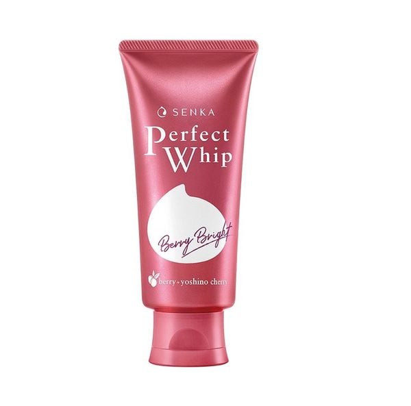 Sữa Rửa Mặt Dưỡng Da Sáng Hồng Senka Perfect Whip Berry Bright 100G - NEW
