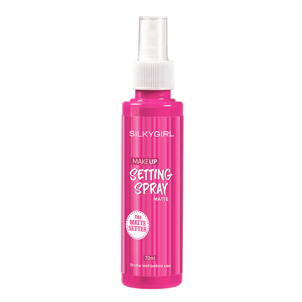 Xịt Giữ Lớp Trang Điểm Lâu Trôi Silkygirl Makeup Setting Spray - Matte 70ml