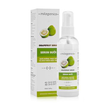 Serum Bưởi Ngăn Rụng & Kích Thích Mọc Tóc Milaganics Grapefruit Serum 100ml