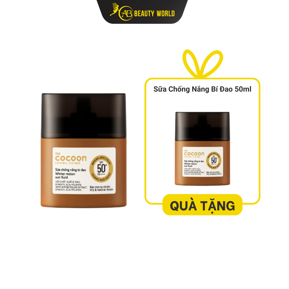 Combo Mua 01 Tặng 01 Cocoon Sữa chống nắng bí đao 50ml