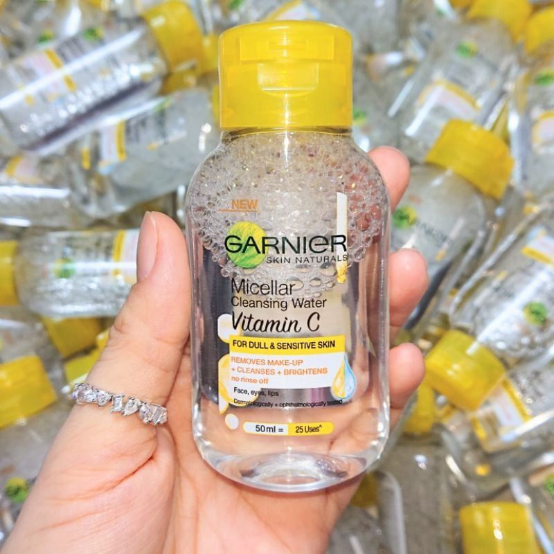 Nước Làm Sạch Và Tẩy Trang Cho Da Khô & Trang Điểm Lâu Trôi Garnier 50ml-Trial
