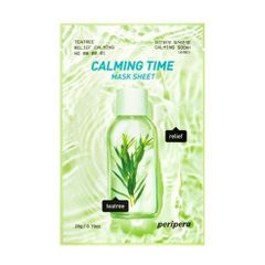  Mặt Nạ Giấy Làm Dịu Da Peripera Calming Time Mask Sheet - 01 Teatree Relief Calming - KM 