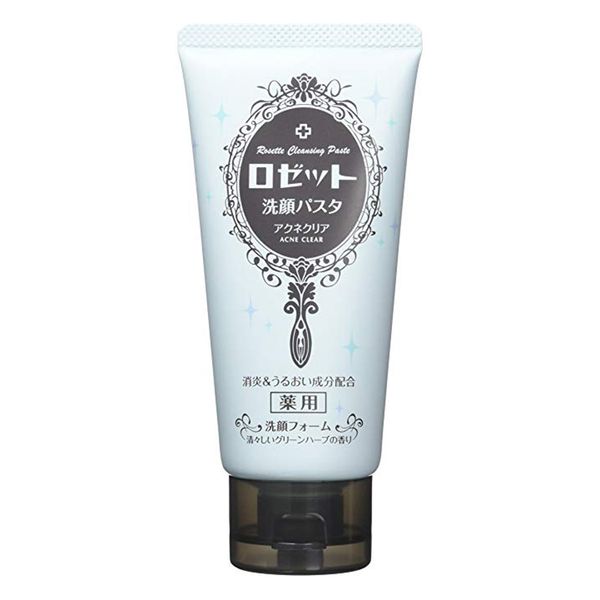 Sữa Rửa Mặt Làm Giảm Mụn Rosette Face Wash Pasta Acne Clear 120G
