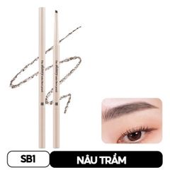  Chì Kẻ Mày Merzy The Skinny Embo Brow Pencil #SB1 Dark Brown 