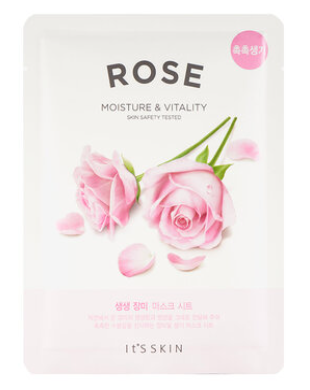 Mặt Nạ It's Skin Chiết Xuất Hoa Hồng Se Lỗ Chân Lông The Fresh Mask Sheet Rose 18g - DATE 3