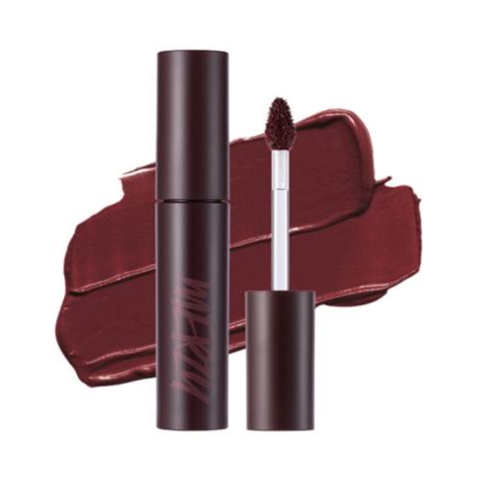 Son Kem Lì Merzy Bite The Beat Mellow Tint #M4 Bian Rose Đỏ Mận 4G