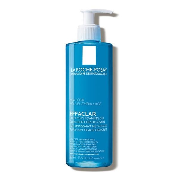 Gel Rửa Mặt La Roche-Posay Dành Cho Da Dầu, Nhạy Cảm 400ml Effaclar Purifying Foaming Gel