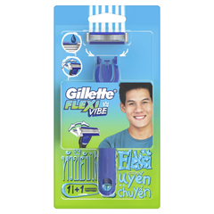  Dao Cạo Râu Gillette Flexi 4Up (Vỉ 1 Cán 1 Lưỡi) 