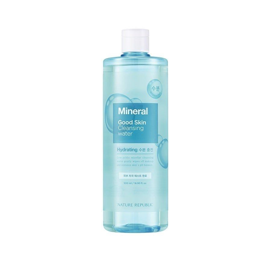 Nước tẩy trang Nature Republic Good Skin Mineral Ampoule Cleansing Water 500 ml - Date 4