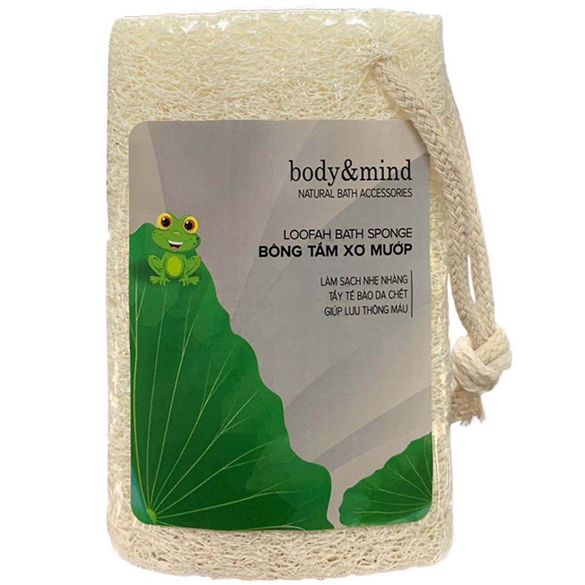 Bông Tắm Xơ Mướp Body&Mind Loofah Bath Sponge