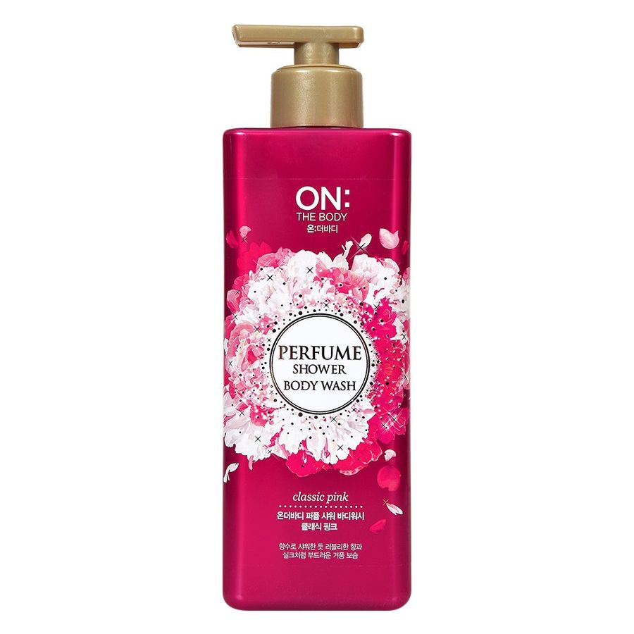 Sữa Tắm Dưỡng Ẩm Hương Nước Hoa On The Body Perfume Classic Pink 500G