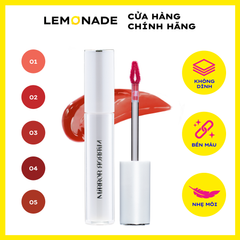  Son Tint Bóng Lemonade Mirror Mirror Water Tint #03. Poinsettia Cranberry (4g) (IP01) 