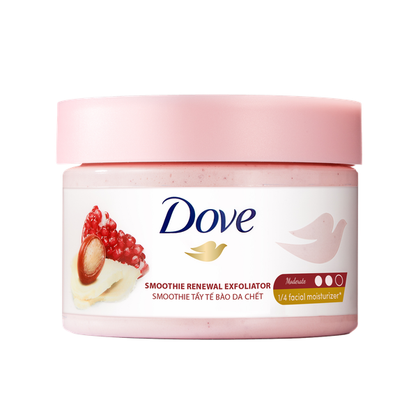 Tẩy Da Chết Dove Dưỡng Ẩm Toàn Thân Hương Lựu Đỏ 298G