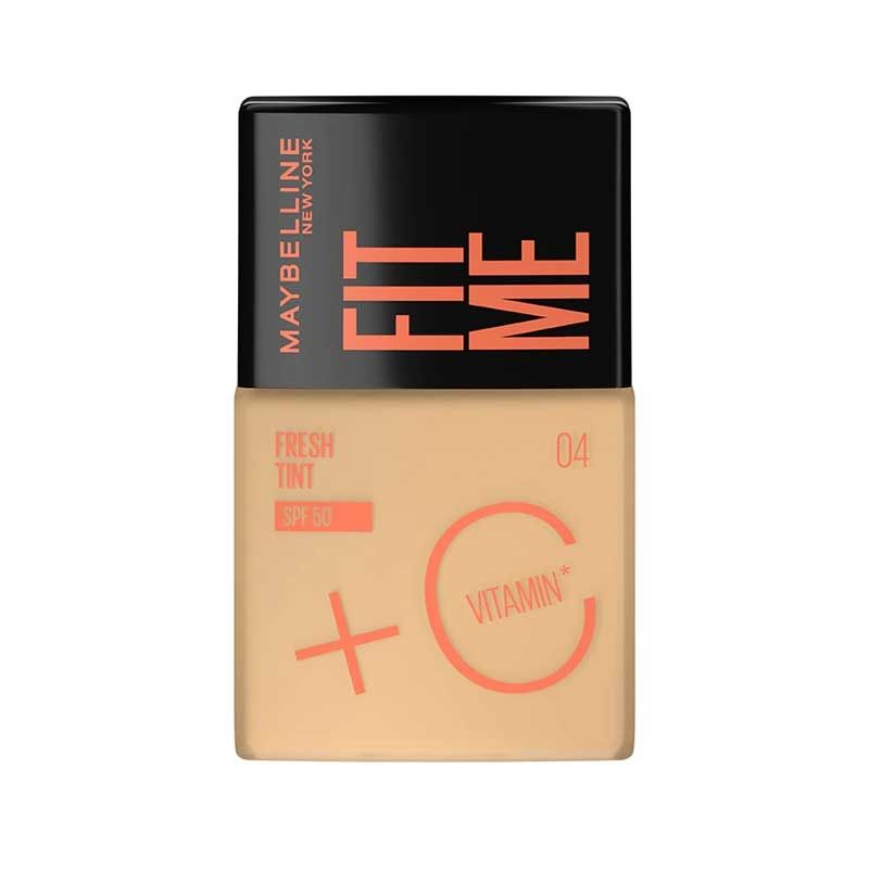 Kem Nền Sáng Da Chống Nắng, Mỏng Nhẹ & Kiềm Dầu Maybelline Fit Me Fresh Tint 30ml Spf50 04 As
