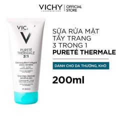  Sữa rửa mặt tẩy trang 3 tác dụng Vichy Purete Thermale 3 In 1 200ml 