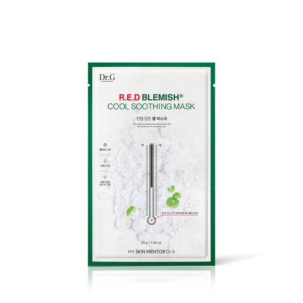 Dr.G Mặt Nạ Giấy R.E.D Blemish Cool Soothing Mask 30G