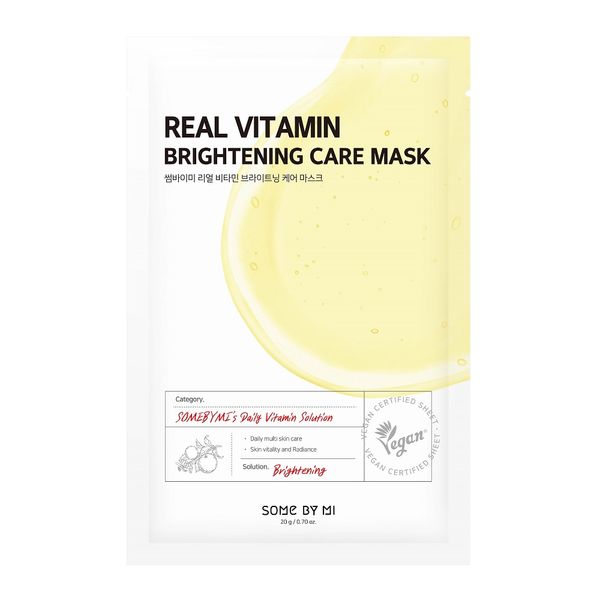 Mặt Nạ Dưỡng Da Làm Sáng Da Some By Mi Real Vitamin Brightening Care Mask 20G