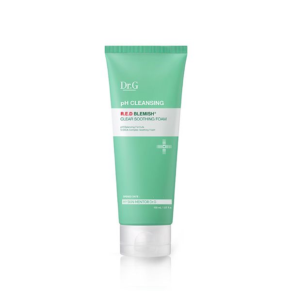 Dr.G Sữa Rửa Mặt Ph Cleansing R.E.D Blemish Clear Soothing Foam 150ml