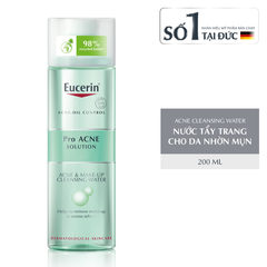  Nước tẩy trang cho da mụn Eucerin ProAcne Acne and Make Up 