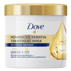  Kem Ủ Tóc Dove Keratin Phục Hồi Hư Tổn Cao Cấp 180ml 