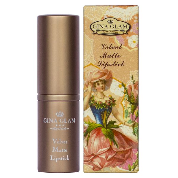 Son Thỏi Gina Glam Velvet Matte #10 Craving Coral 4G