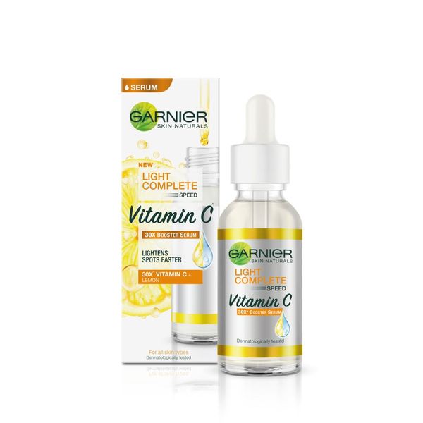 Tinh Chất Garnier Tăng Cường Sáng Da Mờ Thâm Light Complete 30ml