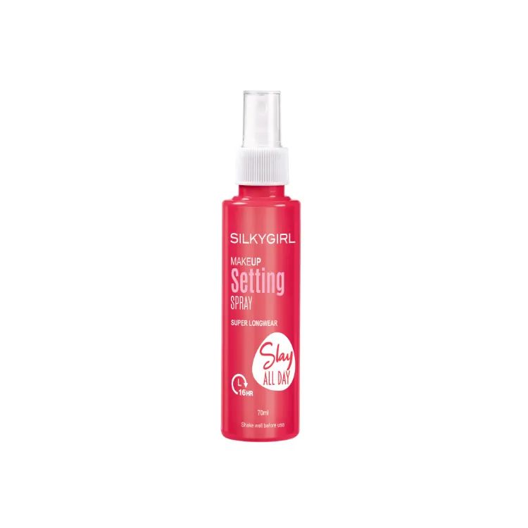 Xịt Giữ Lớp Trang Điểm Lâu Trôi Silkygirl Makeup Setting Spray - Slay All Day 70ml