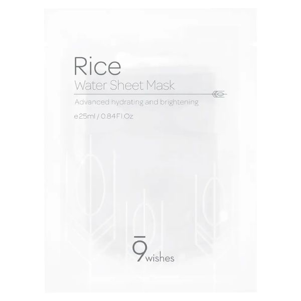 Mặt Nạ Chiết Xuất Gạo Cấp Ẩm & Làm Sáng Da 9Wishes 25ml