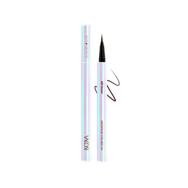 Bút Kẻ Mắt Nước Vacosi Không Lem Lâu Trôi 24H Waterproof Pen 02 Brown 0.6G