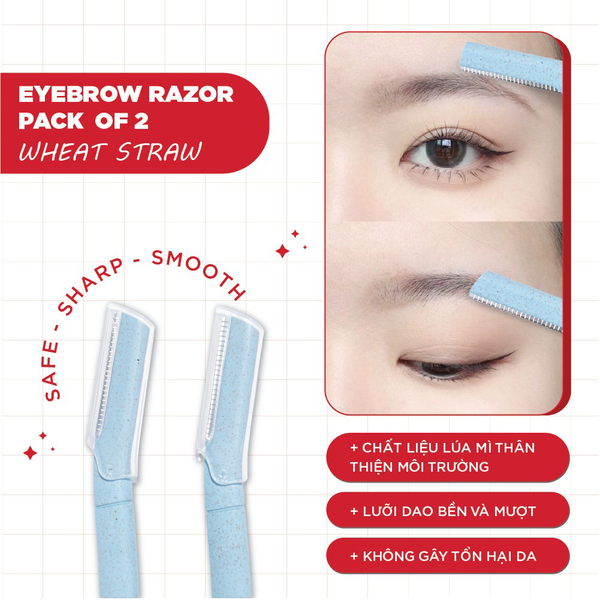Dao Cạo Lông Mày Horus Eyebrow Razor Pack Of 2