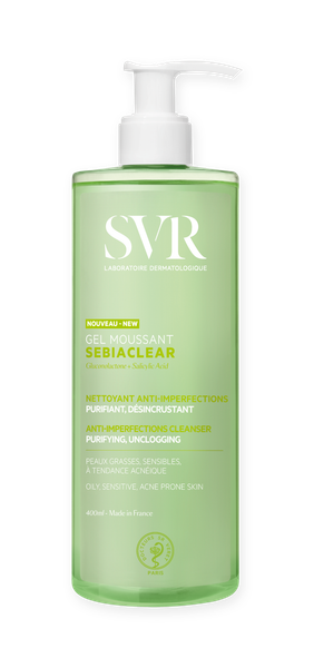 Gel Rửa Mặt Không Chứa Xà Phòng Cho Da Dầu Svr Sebiaclear Gel Moussant 400ml