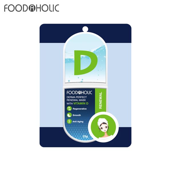 Mặt Nạ Foodaholic Chiết Xuất Vitamin D Hỗ Trợ Phục Hồi, Tái Tạo Da