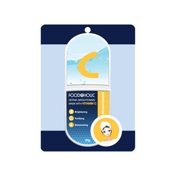 Mặt Nạ Foodaholic Chiết Xuất Vitamin C Dưỡng Sáng Da