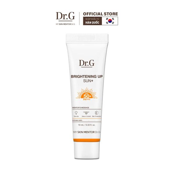 Kem Chống Nắng Dr.G Brightening Up Sun+ Spf 50+ Pa+++10ml -Trial