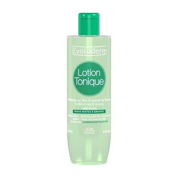 Nước Hoa Hồng Evoluderm Bổ Sung Tinh Chất Kẽm Và Trà Xanh Dành Cho Da Hỗn Hợp Và Dầu Mụn 250ml