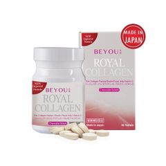  Viên Uống Hỗ Trợ Làm Chậm Quá Trình Lão Hóa, Hỗ Trợ Tăng Đàn Hồi Da Beyou Royal Collagen (Hộp 90 viên) - DATE 