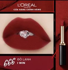  Son Lì Mịn Môi L'oreal Color Richie Intense Volumne Matte #666 I Win 