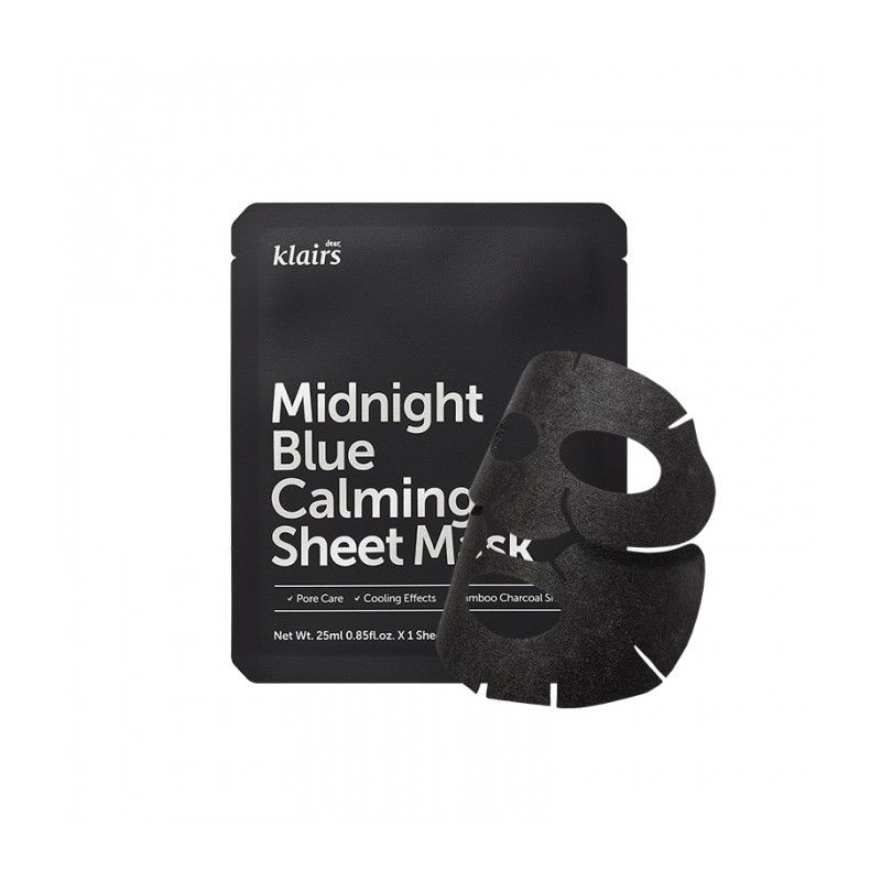 Klairs Mặt Nạ Giấy Midnight Blue Calming Sheet Mask 25ml - Date 4