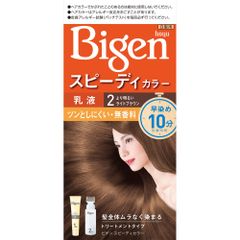  Kem Nhuộm Tóc Phủ Bạc Bigen Speedy Color Milky 2 - Nâu Sáng 